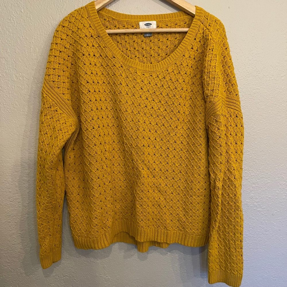 Old Navy Mustard Sweater
